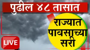 राज्यात पावसाचे पुनरागमन, बंगालच्या उपसागरात कमी दाबाचे क्षेत्र सक्रिय; विदर्भ, मराठवाड्याला पावसाचा इशारा